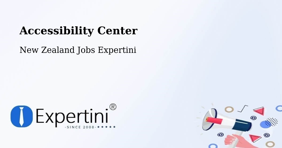 Accessibility Center - New Zealand Jobs Expertini