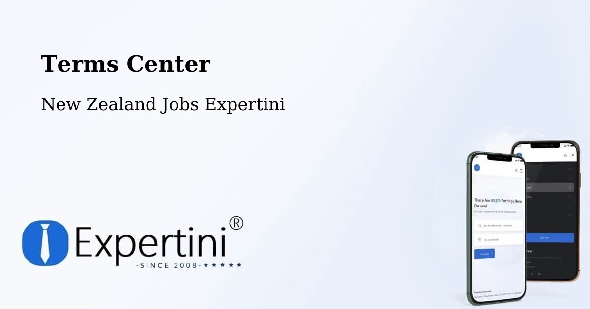 Terms of Service – New Zealand - New Zealand Jobs Expertini